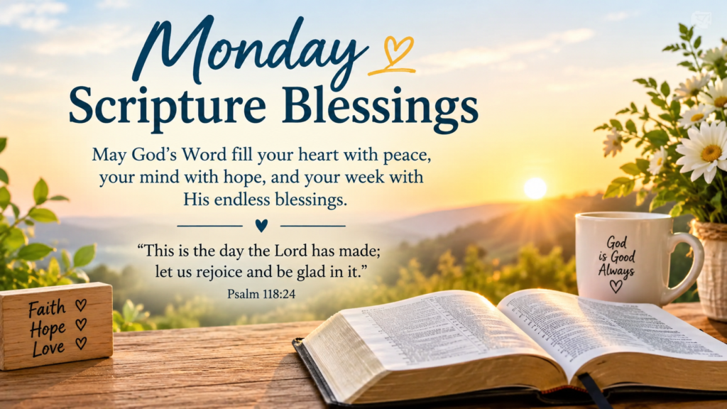 monday scripture blessings